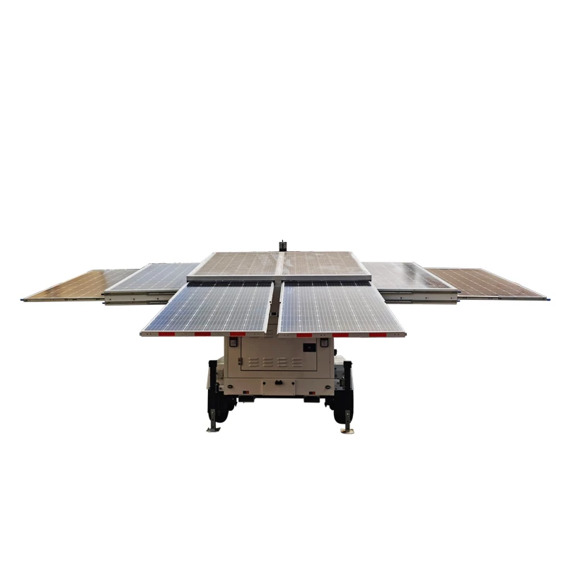 Large Capacity Mobile Solar Trailer