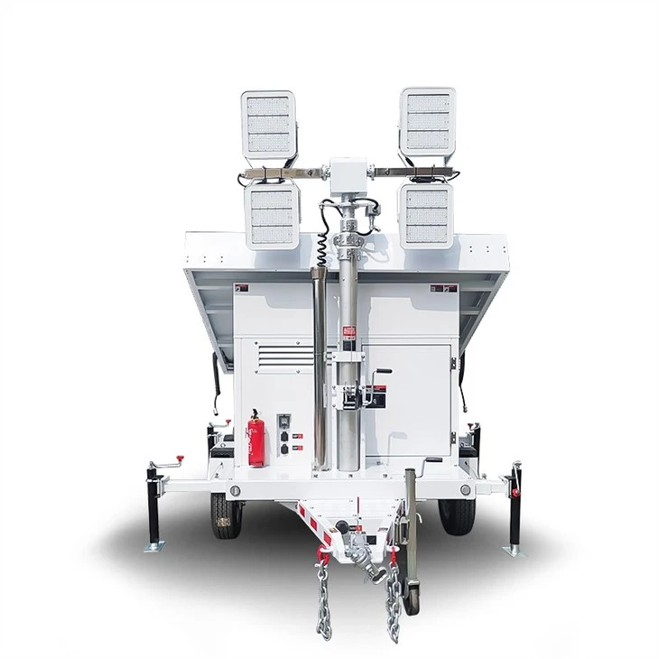 Mobile Solar BIGLUX Lighting Tower DOT Approved Mobile Trailer For Construction Rental Middle East