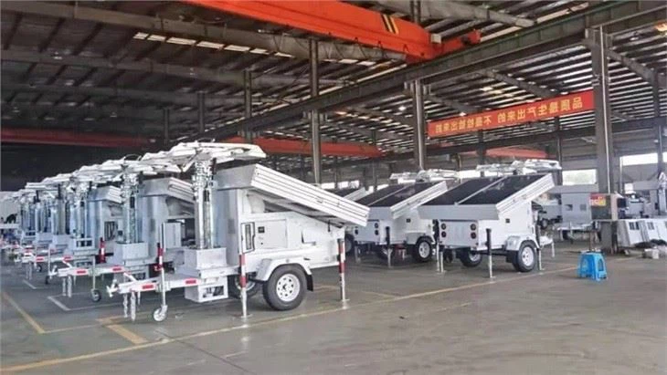 mobile solar light tower111
