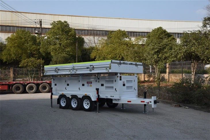 Portable Solar Generator Mobile Solar Trailer