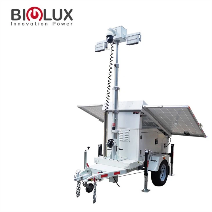 Serveillance Off-Grid CCTV Solar Trailer in Stcok