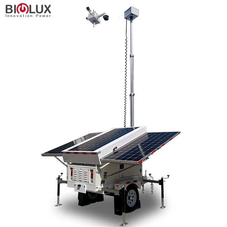 Portable Surveillance Thermal Camera Trailer