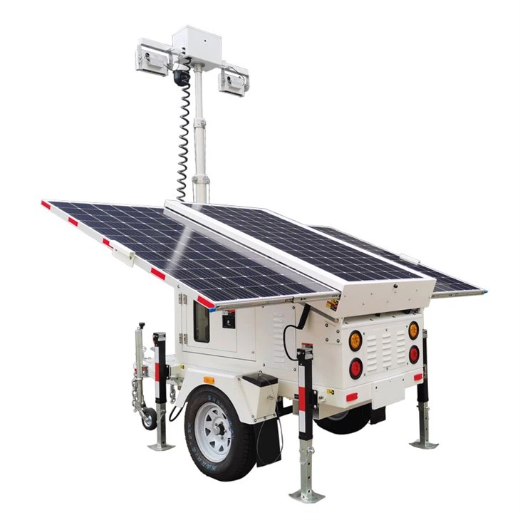 Portable Surveillance Thermal Camera Trailer