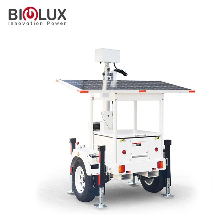 Surveillance Trailer With Mobile Solar Generator Manufacturer, Supplier ...