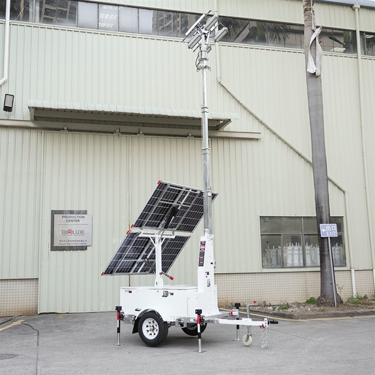 HiSOLO Mobile Solar Light Tower Trailers high quality