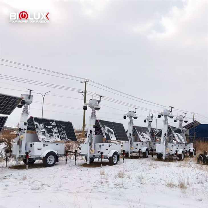 Mobile Surveillance Trailer For Public Security price