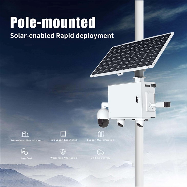 Video Surveillance Camera With Solar Panel factory