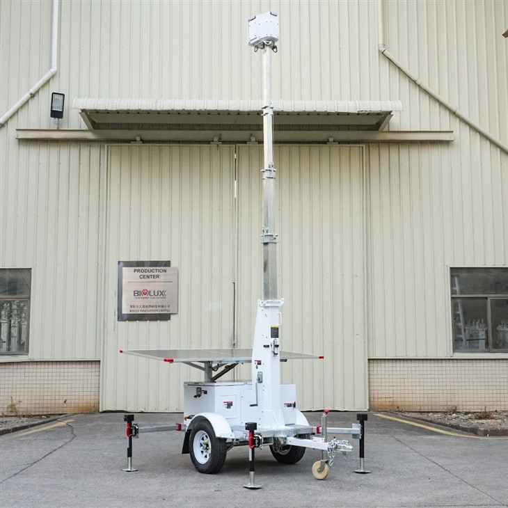 HiSITE Solar Security Tower With Cameras factory