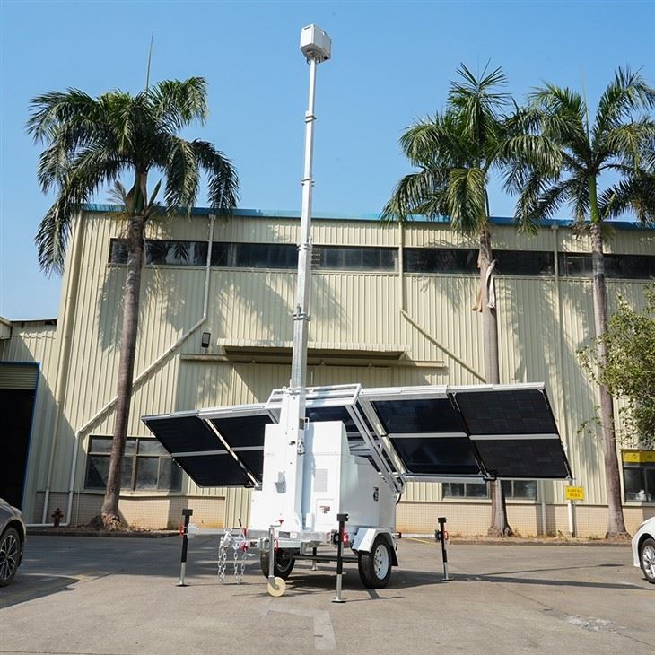 HiSTAR-V Solar Security CCTV Tower high quality