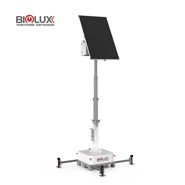Portable Solar Security Surveillance Towers factory