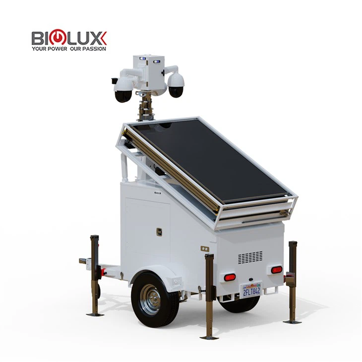 Solar Diesel Hybrid Mobile CCTV Tower suppliers
